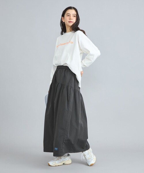 PENNEYS(ぺニーズ)の「PENNEYS(ぺニーズ)別注ナイロンバルーンスカート(スカート・レディース・オフホワイト/ダークグレー・M/L)」の15枚目の写真