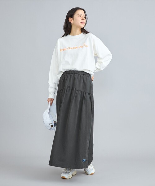 PENNEYS(ぺニーズ)の「PENNEYS(ぺニーズ)別注ナイロンバルーンスカート(スカート・レディース・オフホワイト/ダークグレー・M/L)」の16枚目の写真