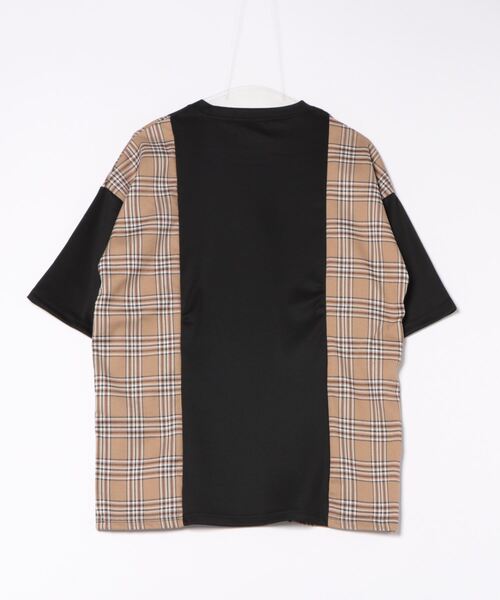 JUGLANS(ユグランス)の「【RINGS】サンドチェックTシャツ(Tシャツ/カットソー・メンズ・ブラック/ホワイト・L/M)」の3枚目の写真