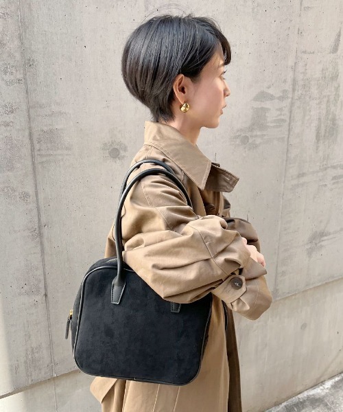 Dhyana.（ディアナドット）の「スクエアボストンバッグ（ボストンバッグ・レディース・ブラウン/ブラック・FREE）」の17枚目の写真