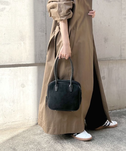 Dhyana.（ディアナドット）の「スクエアボストンバッグ（ボストンバッグ・レディース・ブラウン/ブラック・FREE）」の18枚目の写真