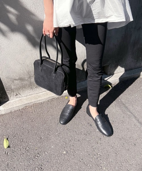 Dhyana.（ディアナドット）の「スクエアボストンバッグ（ボストンバッグ・レディース・ブラウン/ブラック・FREE）」の8枚目の写真