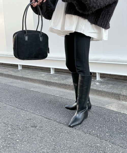 Dhyana.（ディアナドット）の「スクエアボストンバッグ（ボストンバッグ・レディース・ブラウン/ブラック・FREE）」の10枚目の写真