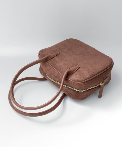 Dhyana.（ディアナドット）の「スクエアボストンバッグ（ボストンバッグ・レディース・ブラウン/ブラック・FREE）」の13枚目の写真