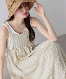 BLUEEAST | シアーチェックキャミワンピース(ワンピース)
