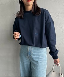 [Gymphlex/ジムフレックス] ワンポイントロゴ刺繍 ヘビーウェイトクルーネックTシャツ