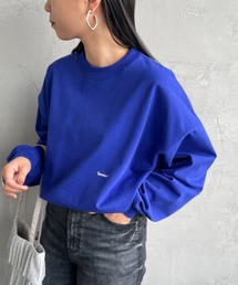 [Gymphlex/ジムフレックス] ワンポイントロゴ刺繍 ヘビーウェイトクルーネックTシャツ