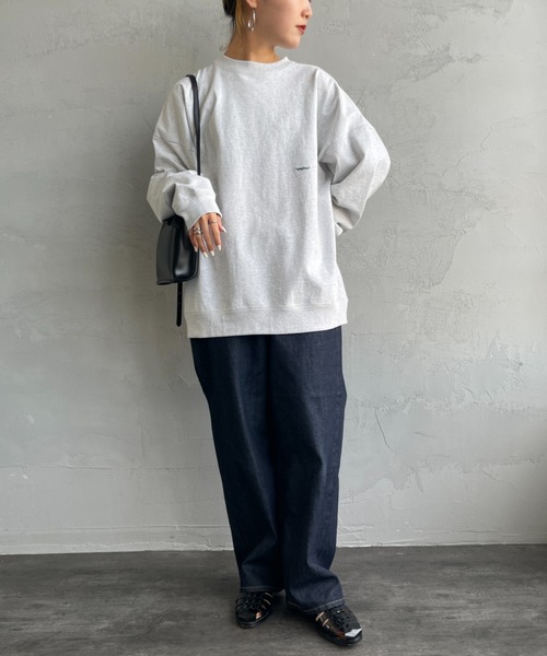 セーター ヘビーウェイトTシャツ ワンポイントロゴトップス GYMPHLEX tシャツ 「GYMPHLEX/ジムフレックス」 ワンポイント