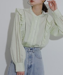 SENSE OF PLACE by URBAN RESEARCH | レースフリルブラウス(シャツ/ブラウス)