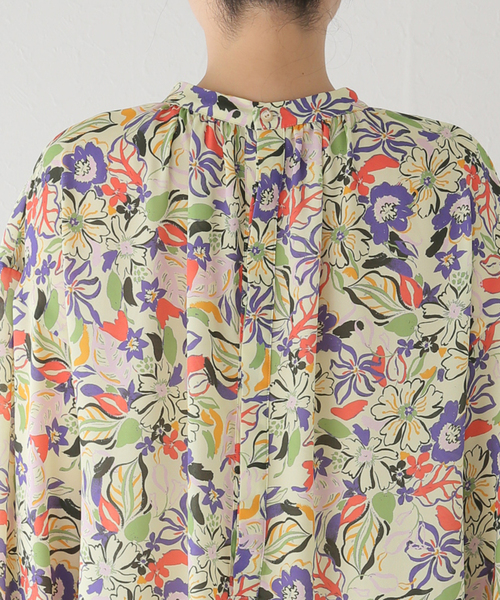 journal standard L'essage（ジャーナルスタンダードレサージュ）の「【Deveaux】フラワープリントワンピース（ワンピース・レディース・ブラック系その他/アイボリー・FREE）」の15枚目の写真