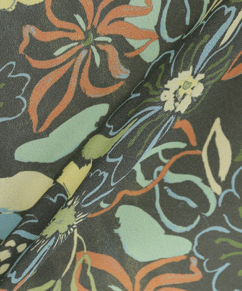 journal standard L'essage（ジャーナルスタンダードレサージュ）の「【Deveaux】フラワープリントワンピース（ワンピース・レディース・ブラック系その他/アイボリー・FREE）」の21枚目の写真