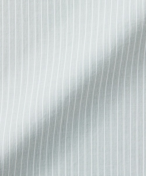 無印良品（ムジルシリョウヒン）の「紳士　涼感ヘンリーネック半袖布帛Ｔシャツ（シャツ/ブラウス・メンズ・ダークグレー/グレー系その他2/スモーキーグリーン系/ライトグリーン系1/ネイビー/ブラック/ホワイト・XS/XL/L/M/S）」の22枚目の写真