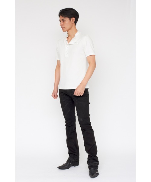 TORNADO MART（トルネードマート）の「TORNADO MART∴ハイパワーシューカットデニム（デニムパンツ・メンズ・ブラック・S/M/L/LL）」の12枚目の写真