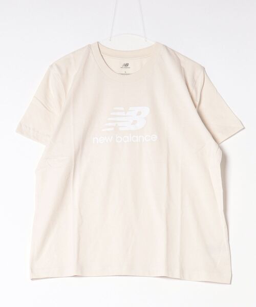 NEW BALANCE（ニューバランス）の「ニューバランス New Balance ショートスリーブTシャツ_Sport Essentials Stacked Logo（Tシャツ/カットソー・レディース・グリーン/ホワイト/ベビーピンク・S/M/L/XL）」の2枚目の写真