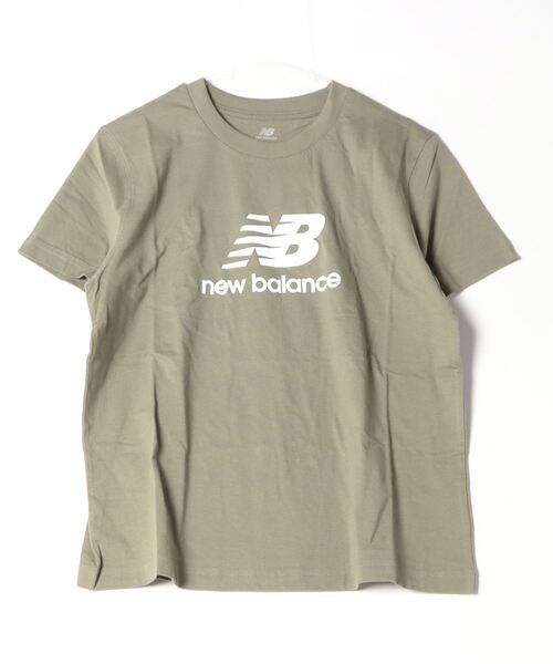 NEW BALANCE（ニューバランス）の「ニューバランス New Balance ショートスリーブTシャツ_Sport Essentials Stacked Logo（Tシャツ/カットソー・レディース・グリーン/ホワイト/ベビーピンク・S/M/L/XL）」の3枚目の写真