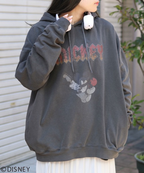セール】Disney/ディズニー 別注 ミッキーマウス オーバーサイズ