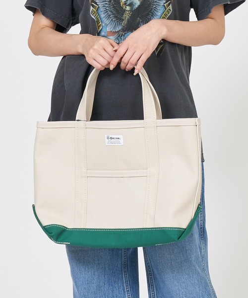 ORCIVAL（オーシバル）の「TOTE BAG MEDIUM トート バック ミディアム（トートバッグ・レディース・その他1/その他2/その他3/その他5/その他11/その他8/その他10/その他13/その他19/その他6/その他14/その他15/その他16/その他17/その他18/その他4/その他7/その他9/その他12/その他20/その他21/オレンジ系/ホワイト系その他/ターコイズブルー/グレー系その他/ベージュ系その他/ホワイト系その他2・FREE/ONE SIZE）」の6枚目の写真