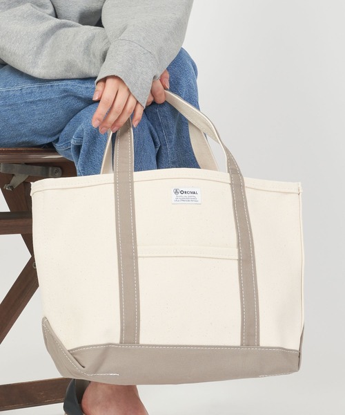 ORCIVAL（オーシバル）の「TOTE BAG MEDIUM トート バック ミディアム（トートバッグ・レディース・その他1/その他2/その他3/その他5/その他11/その他8/その他10/その他13/その他19/その他6/その他14/その他15/その他16/その他17/その他18/その他4/その他7/その他9/その他12/その他20/その他21/オレンジ系/ホワイト系その他/ターコイズブルー/グレー系その他/ベージュ系その他/ホワイト系その他2・FREE/ONE SIZE）」の19枚目の写真