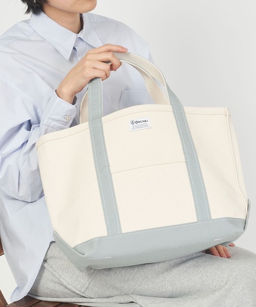 ORCIVAL（オーシバル）の「TOTE BAG MEDIUM トート バック ミディアム（トートバッグ・レディース・その他1/その他2/その他3/その他5/その他11/その他8/その他10/その他13/その他19/その他6/その他14/その他15/その他16/その他17/その他18/その他4/その他7/その他9/その他12/その他20/その他21/オレンジ系/ホワイト系その他/ターコイズブルー/グレー系その他/ベージュ系その他/ホワイト系その他2・FREE/ONE SIZE）」の21枚目の写真