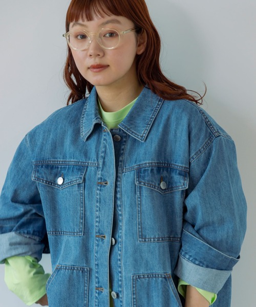 KBF(ケイビーエフ)の「エンブロイダリーロンTEE(Tシャツ/カットソー・レディース・ライトグレー/グリーン・ONE)」の11枚目の写真