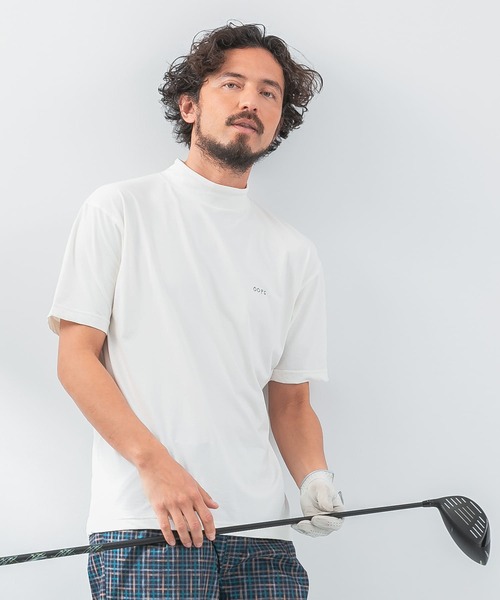 URBAN RESEARCH Sonny Label(アーバンリサーチサニーレーベル)の「『吸水速乾』OOPS ハイストレッチモックネックTシャツ(Tシャツ/カットソー・メンズ・オフホワイト/ブラック/ネイビー・MEDIUM/LARGE/X-LARGE)」の7枚目の写真