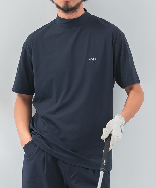 URBAN RESEARCH Sonny Label(アーバンリサーチサニーレーベル)の「『吸水速乾』OOPS ハイストレッチモックネックTシャツ(Tシャツ/カットソー・メンズ・オフホワイト/ブラック/ネイビー・MEDIUM/LARGE/X-LARGE)」の16枚目の写真