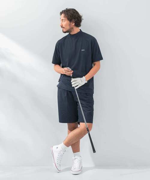 URBAN RESEARCH Sonny Label(アーバンリサーチサニーレーベル)の「『吸水速乾』OOPS ハイストレッチモックネックTシャツ(Tシャツ/カットソー・メンズ・オフホワイト/ブラック/ネイビー・MEDIUM/LARGE/X-LARGE)」の19枚目の写真