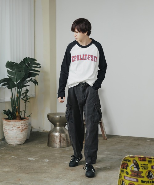 ROOPTOKYO(ループトウキョウ)の「ルーズシルエット ワイドデニムカーゴパンツ(デニムパンツ・メンズ・ブラック/ブルー・M/L/XL)」の17枚目の写真