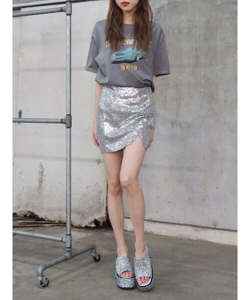 CARグラフィックオーバーサイズTシャツ（Tシャツ/カットソー）｜EVRIS（エヴリス）