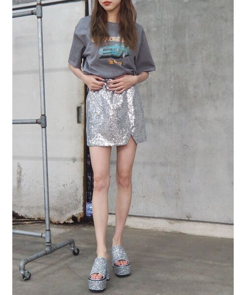 CARグラフィックオーバーサイズTシャツ（Tシャツ/カットソー）｜EVRIS（エヴリス）