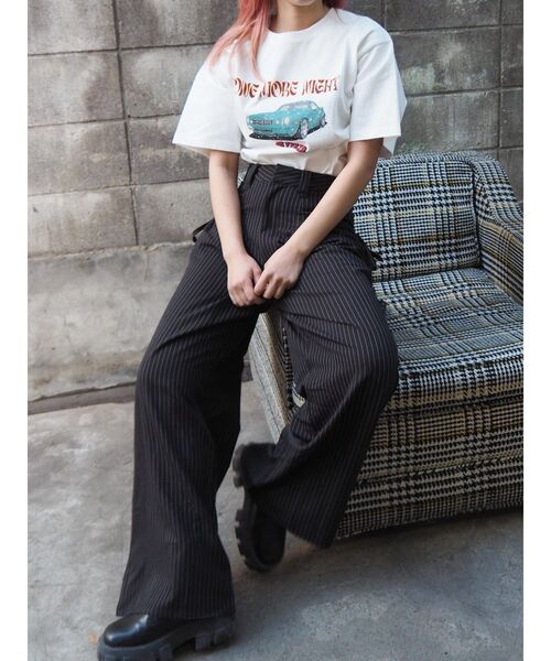 CARグラフィックオーバーサイズTシャツ（Tシャツ/カットソー）｜EVRIS（エヴリス）