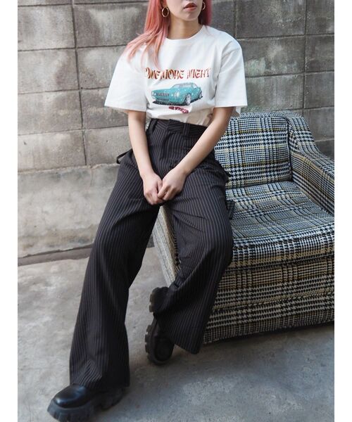 CARグラフィックオーバーサイズTシャツ（Tシャツ/カットソー）｜EVRIS（エヴリス）