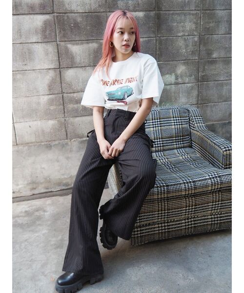 CARグラフィックオーバーサイズTシャツ（Tシャツ/カットソー）｜EVRIS（エヴリス）