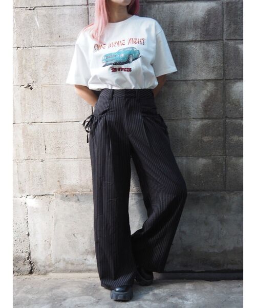 CARグラフィックオーバーサイズTシャツ（Tシャツ/カットソー）｜EVRIS（エヴリス）