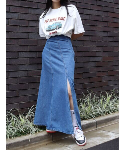 CARグラフィックオーバーサイズTシャツ（Tシャツ/カットソー）｜EVRIS（エヴリス）