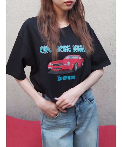 CARグラフィックオーバーサイズTシャツ（Tシャツ/カットソー）｜EVRIS（エヴリス）