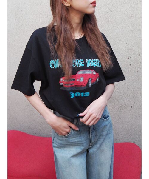 CARグラフィックオーバーサイズTシャツ（Tシャツ/カットソー）｜EVRIS（エヴリス）