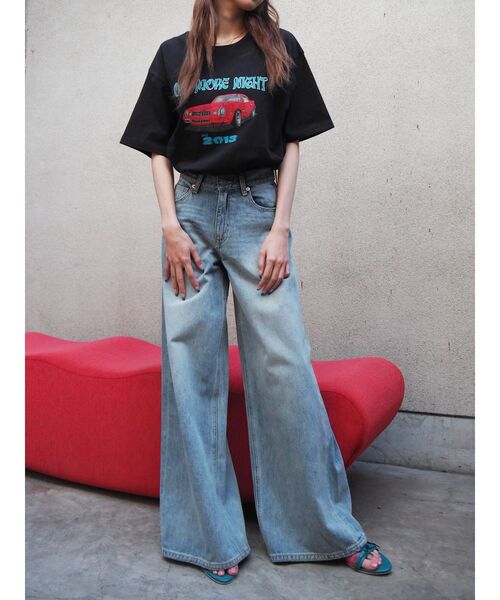 CARグラフィックオーバーサイズTシャツ（Tシャツ/カットソー）｜EVRIS（エヴリス）