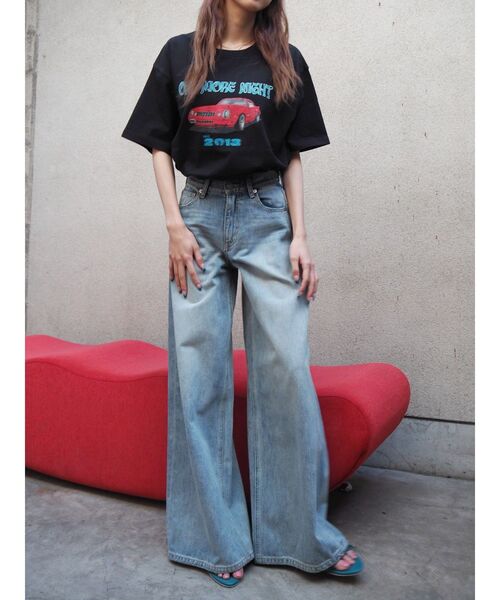 CARグラフィックオーバーサイズTシャツ（Tシャツ/カットソー）｜EVRIS（エヴリス）