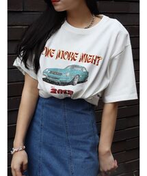 CARグラフィックオーバーサイズTシャツ