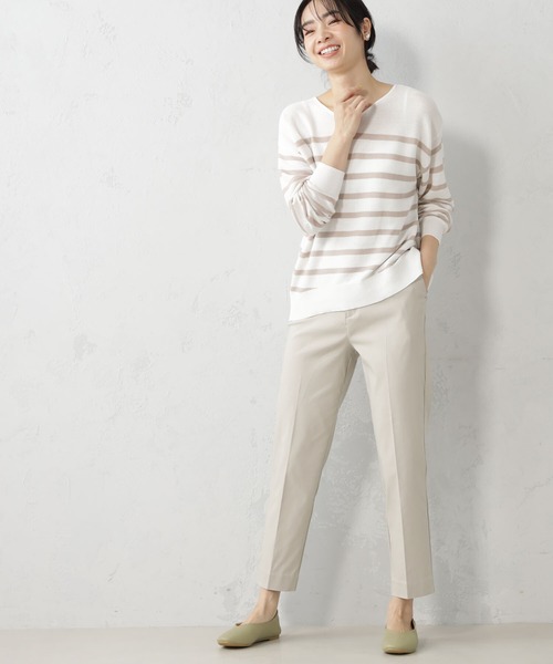 FOUND GOOD(ファウンドグッド)の「シーンレスストレッチスリムパンツ(その他パンツ・レディース・ベージュ/グリーン系5/ネイビー/アイボリー/ブラック・S/XL/M/L)」の21枚目の写真