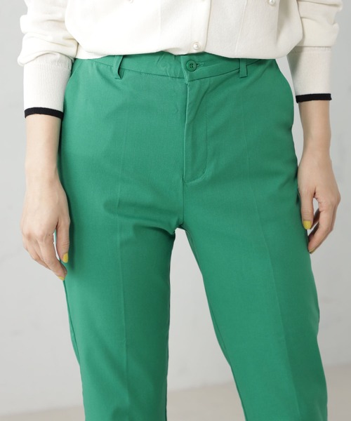 FOUND GOOD(ファウンドグッド)の「シーンレスストレッチスリムパンツ(その他パンツ・レディース・ベージュ/グリーン系5/ネイビー/アイボリー/ブラック・S/XL/M/L)」の11枚目の写真