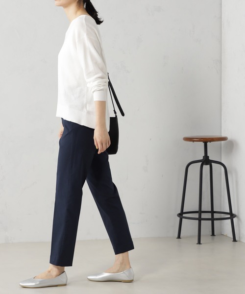 FOUND GOOD(ファウンドグッド)の「シーンレスストレッチスリムパンツ(その他パンツ・レディース・ベージュ/グリーン系5/ネイビー/アイボリー/ブラック・S/XL/M/L)」の14枚目の写真