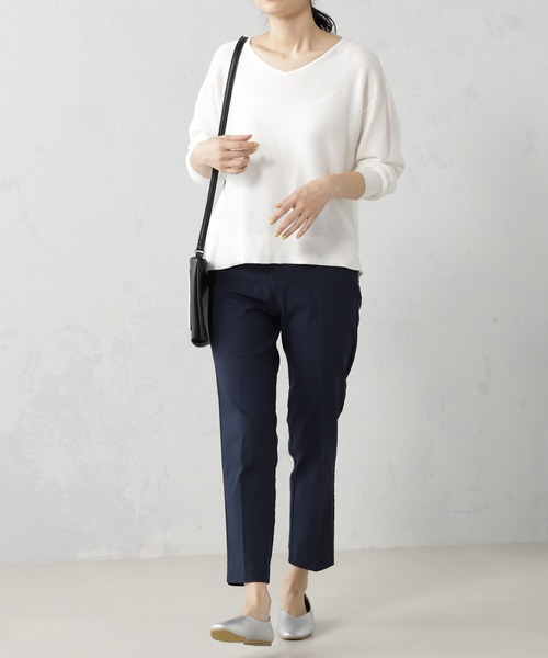 FOUND GOOD(ファウンドグッド)の「シーンレスストレッチスリムパンツ(その他パンツ・レディース・ベージュ/グリーン系5/ネイビー/アイボリー/ブラック・S/XL/M/L)」の17枚目の写真