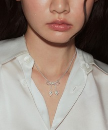 ANU | ribbon beads choker - リボンビーズチョーカー(ネックレス)