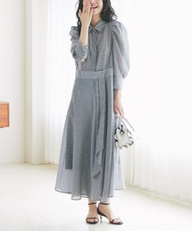 La boutique BonBon | ストライプシャツワンピース(シャツワンピース)