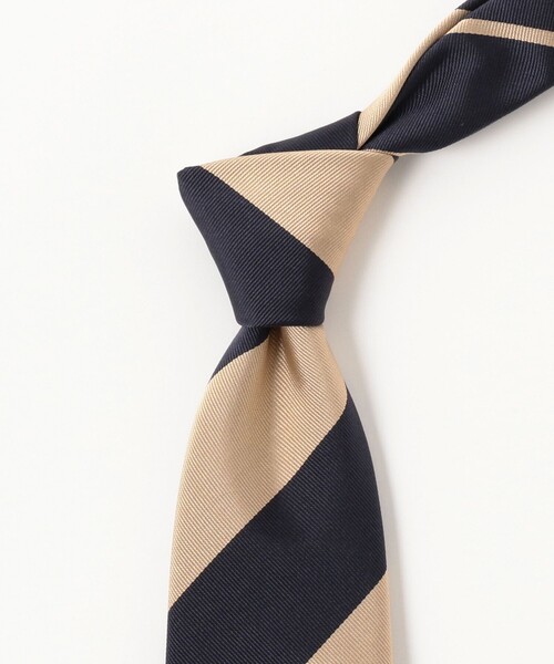 JOHN COMFORT / シルク ストライプ ネクタイ