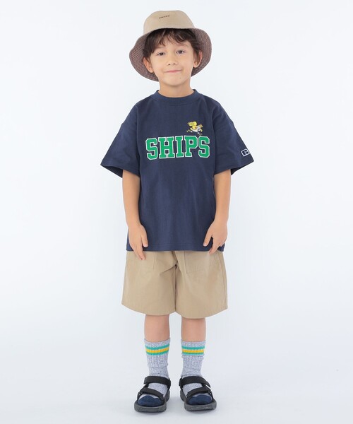 SHIPS（シップス）の「SHIPS KIDS:コットン リバーシブル ハット（ハット・キッズ・ベージュ/ネイビー・MEDIUM/LARGE）」の4枚目の写真