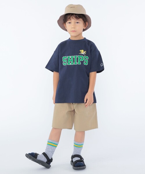 SHIPS（シップス）の「SHIPS KIDS:コットン リバーシブル ハット（ハット・キッズ・ベージュ/ネイビー・MEDIUM/LARGE）」の5枚目の写真