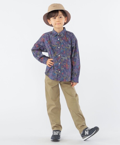 SHIPS（シップス）の「SHIPS KIDS:コットン リバーシブル ハット（ハット・キッズ・ベージュ/ネイビー・MEDIUM/LARGE）」の7枚目の写真